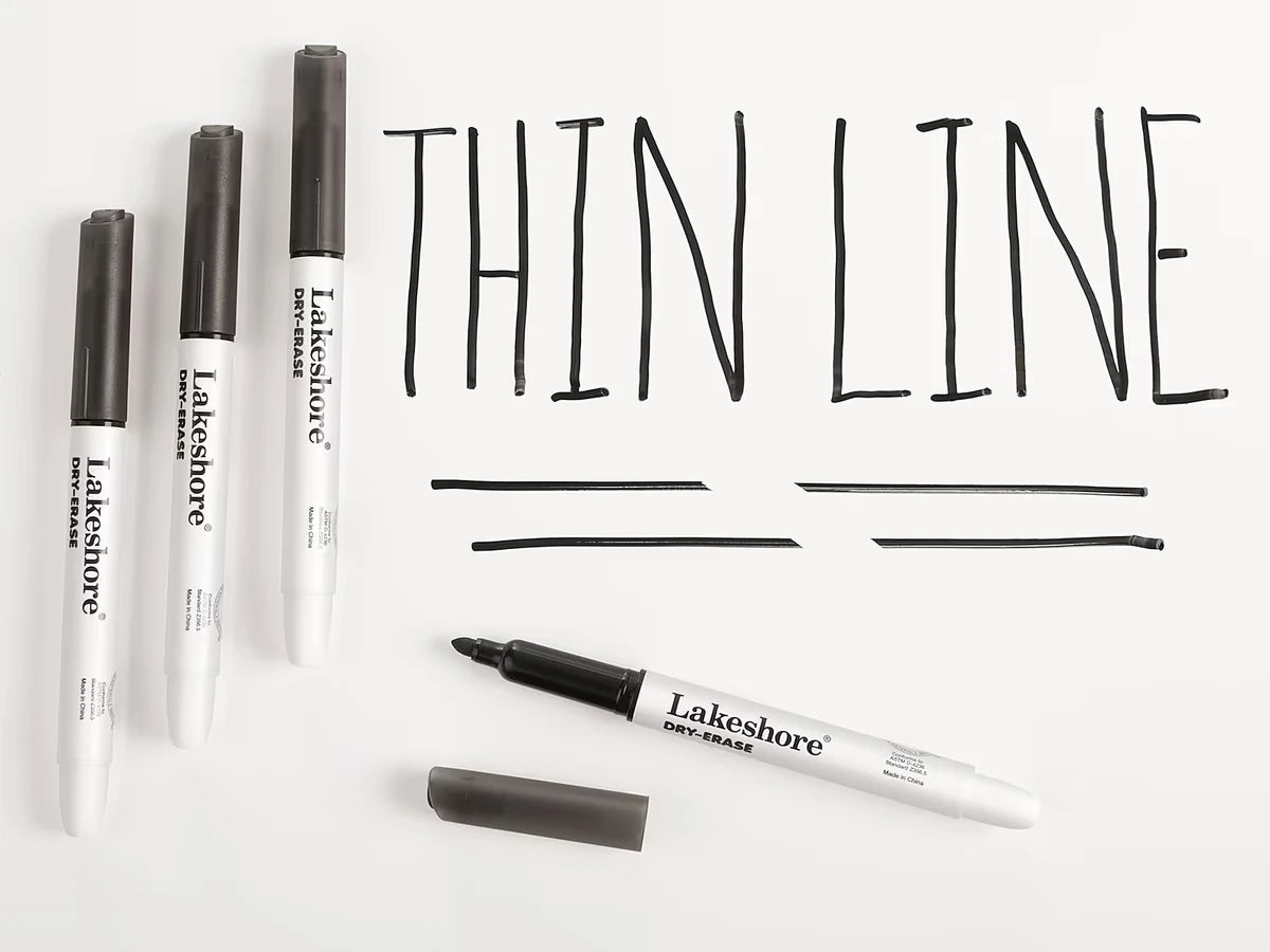 Write & Wipe Thin-Line Markers - US 2114