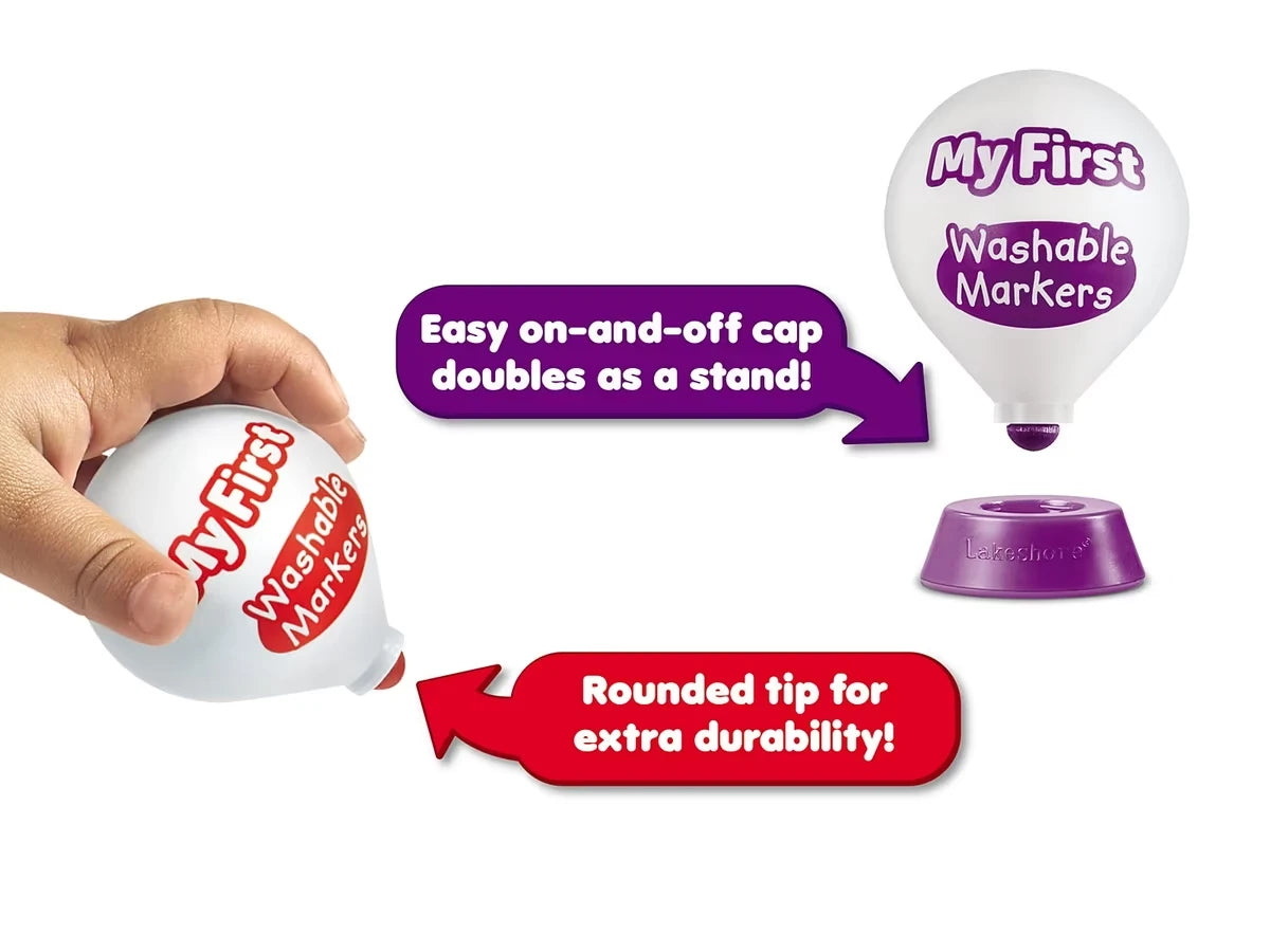 My First Washable Markers - Set of 8 - US 8714