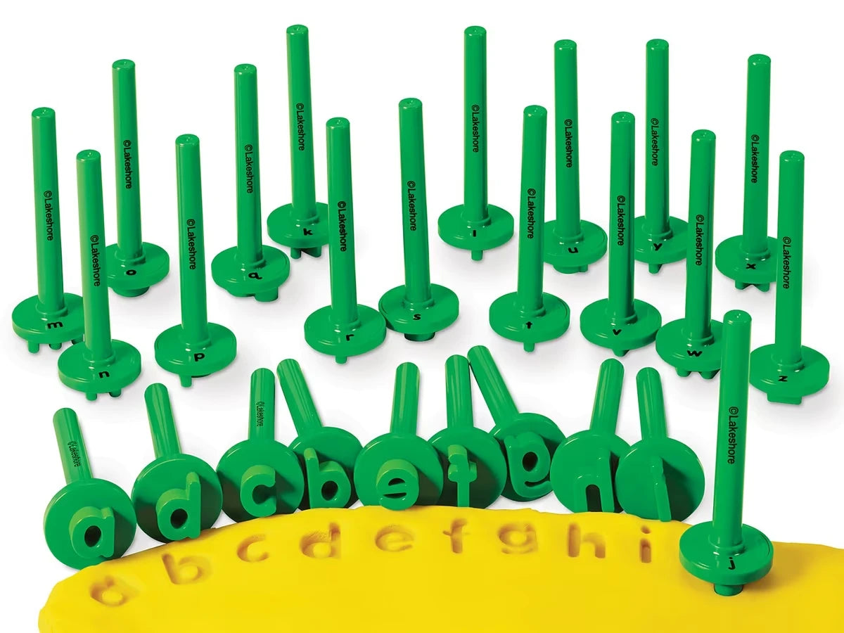 Lowercase Alphabet Dough Stampers - US 6042
