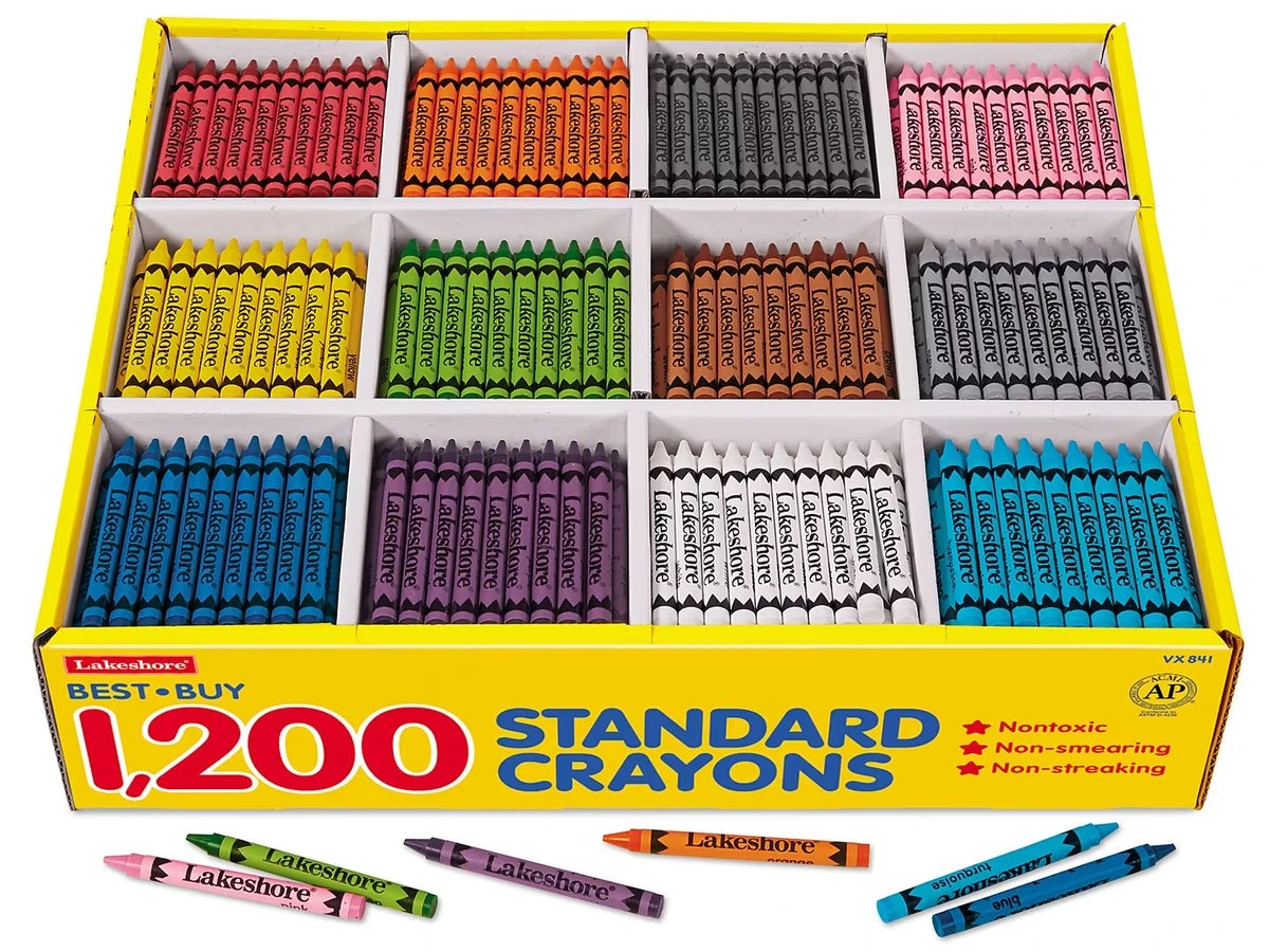Best-Buy Standard Crayons - 12-Color Box - US 7289