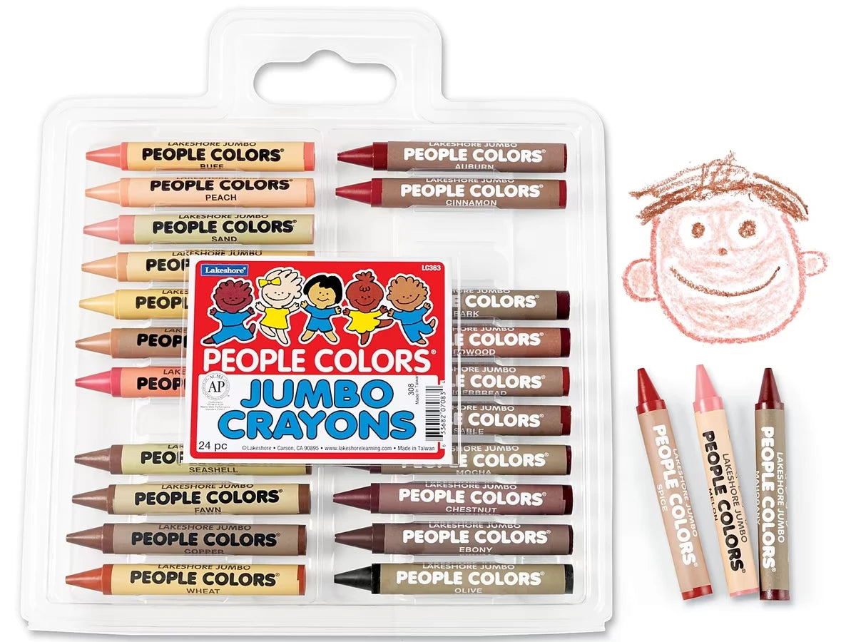 Jumbo People Colors® Crayon Pack - US 9575