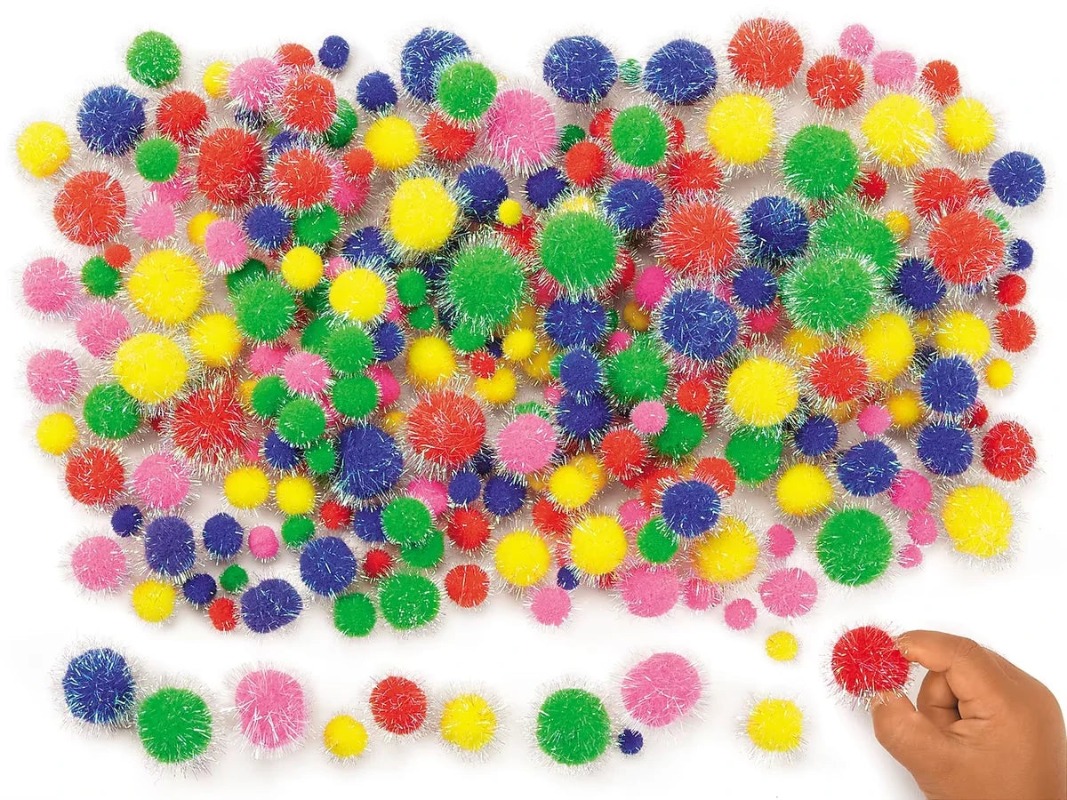 Glitter Pom-Poms - US 3576