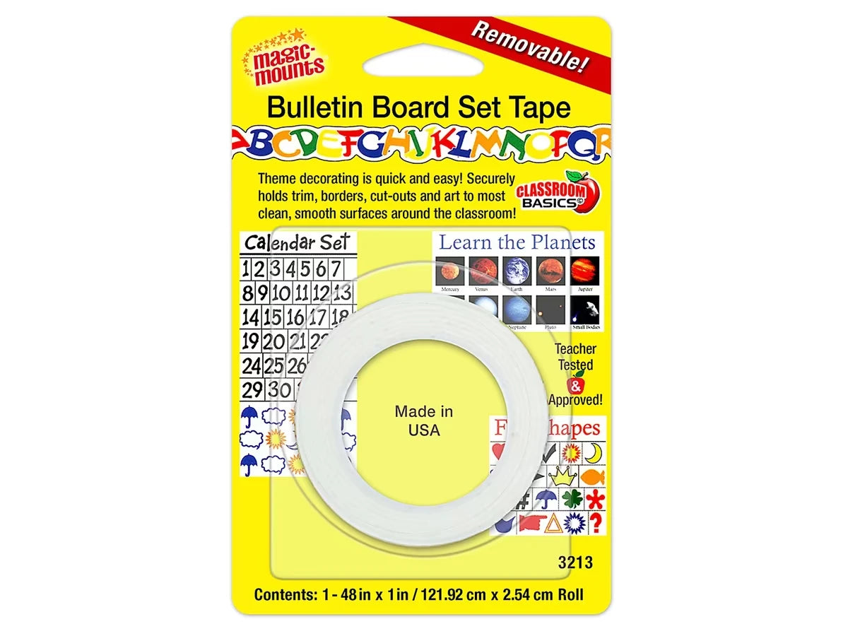 Removable Bulletin Board Set Tape - US 4914