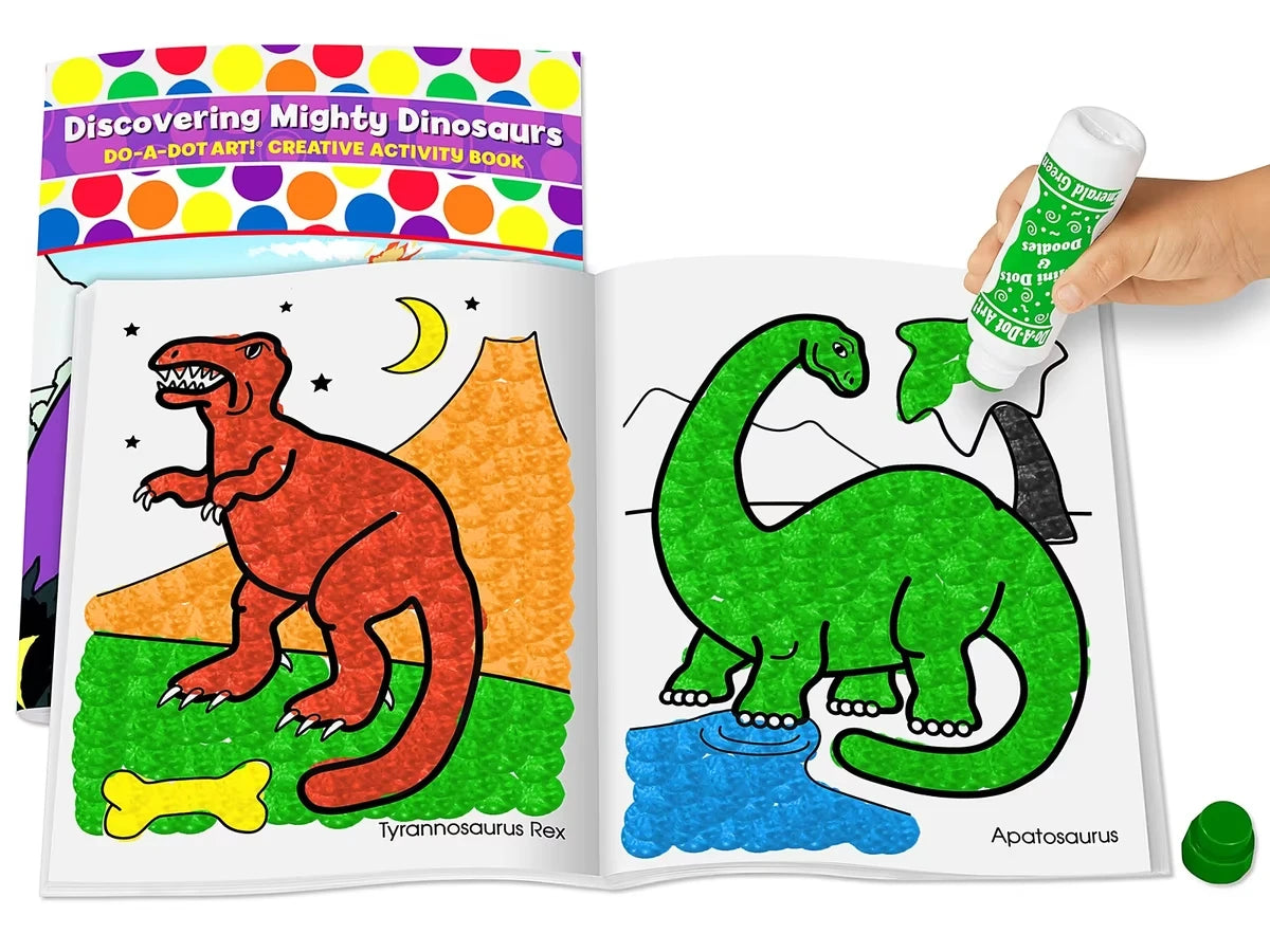 Do-A-Dot Art!® Discovering Mighty Dinosaurs Activity Book - US 9588