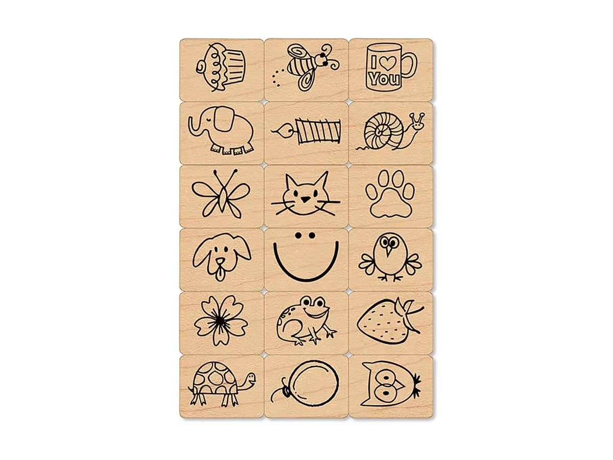 Fun Stuff Stamps & Ink Set - US 8022