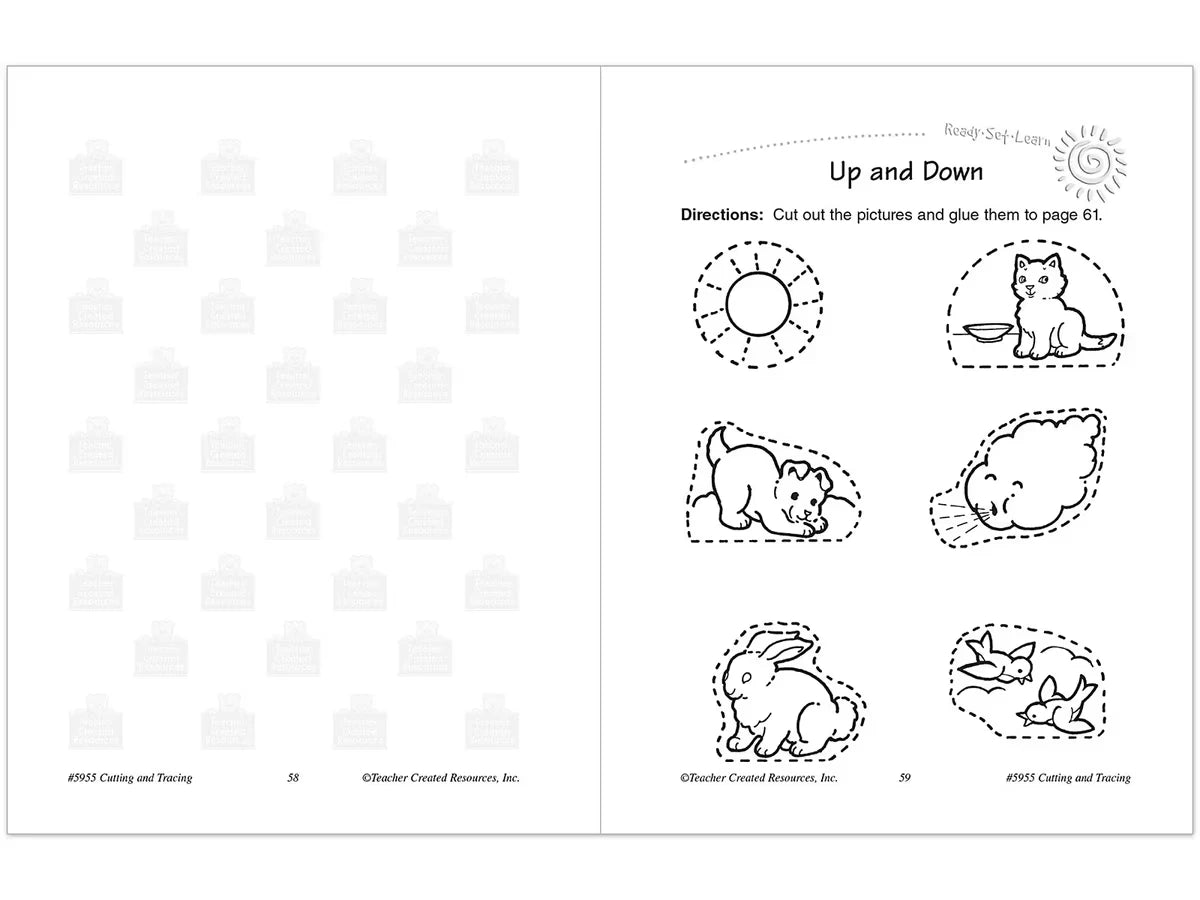 Cutting & Tracing Activity Book - US 7895