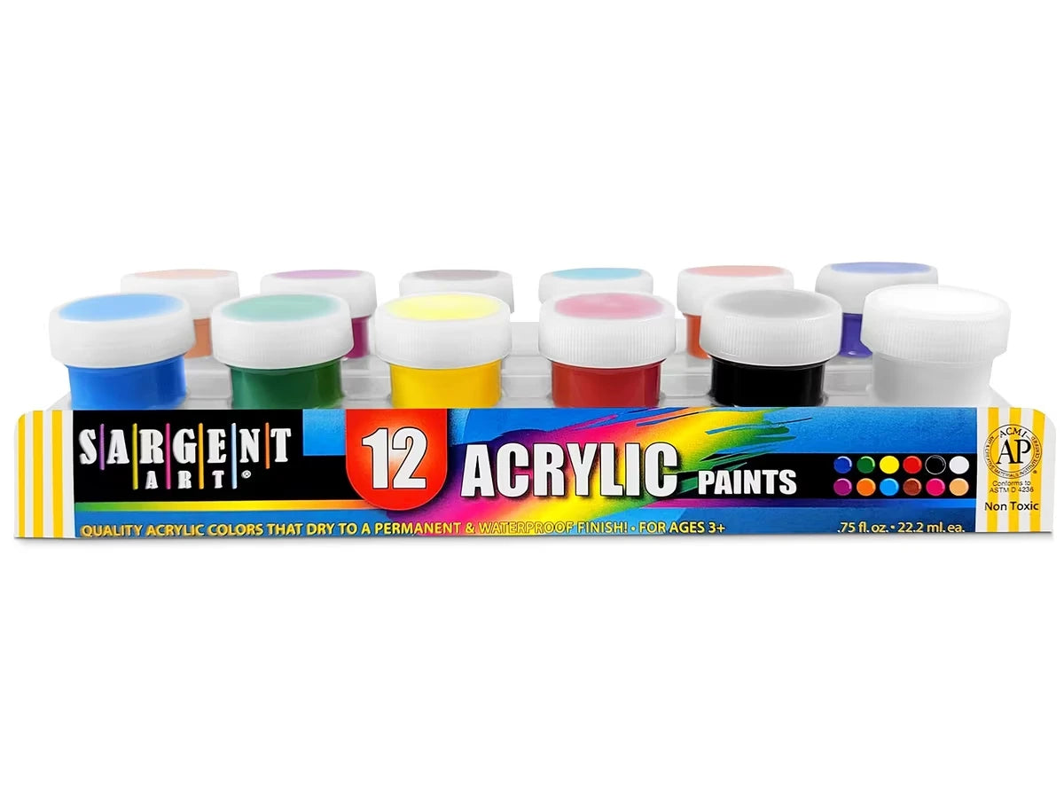 Acrylic Paint - Set of 12 - US 1221