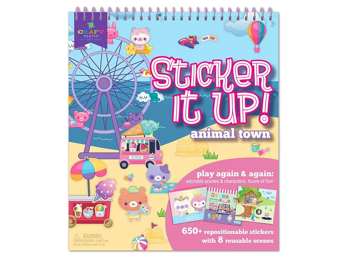 Sticker It Up! Animal Town Pad - US 4881