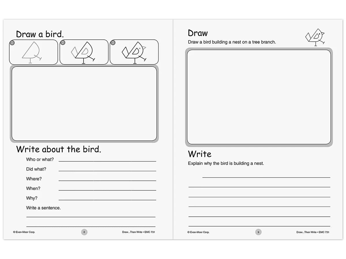 Draw…Then Write Workbook - US 3326