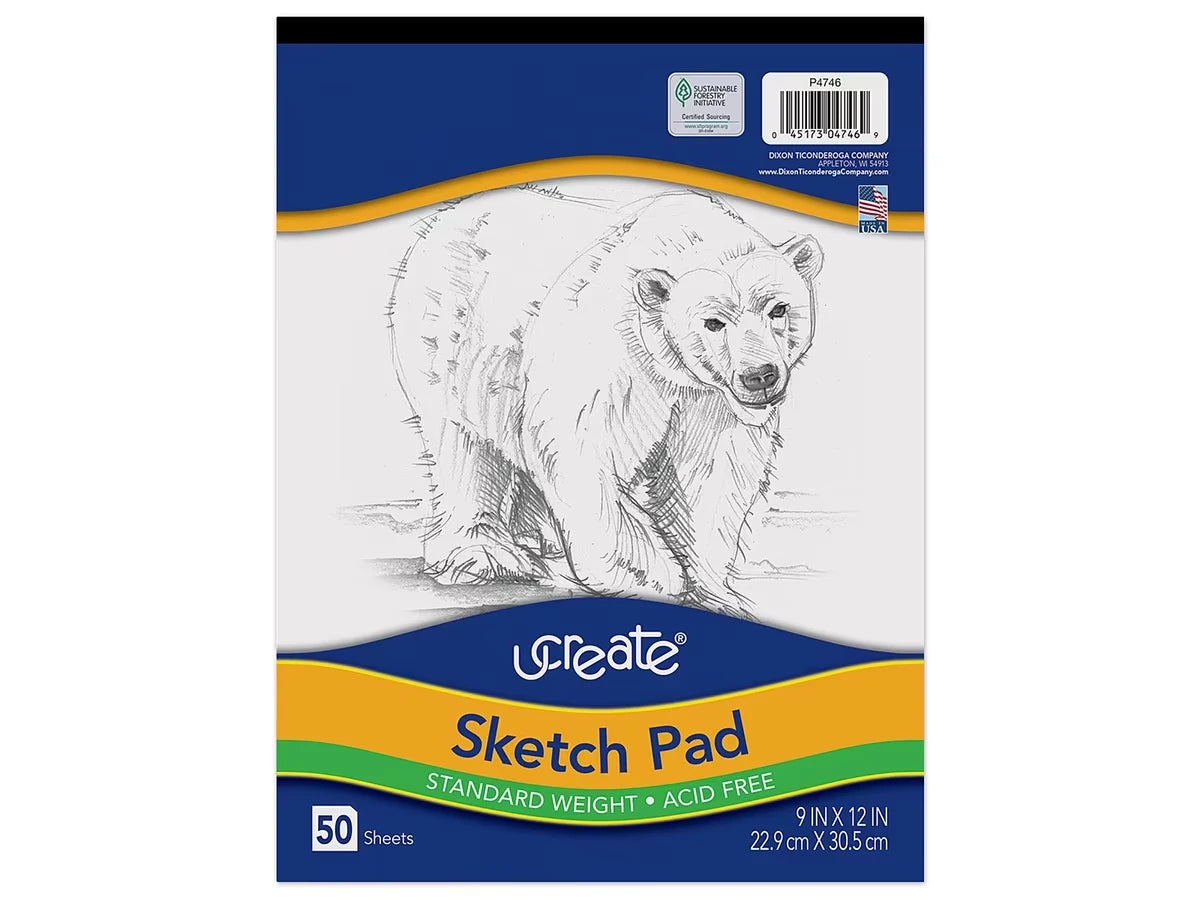 Sketch Paper Pad - US 7882