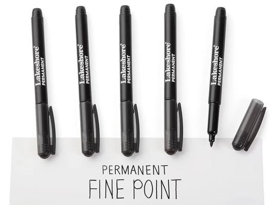 Permanent Thin-Line Markers - US 9452