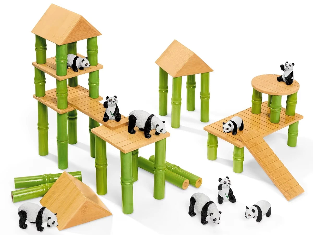 Panda Village Block Set - US 9728
