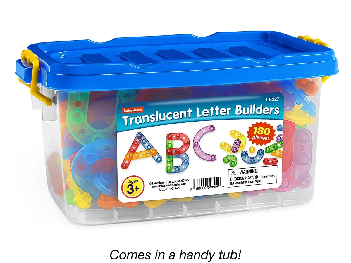Translucent Letter Builders - US 3595