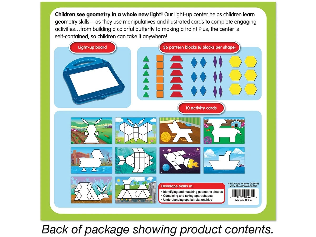 Light-Up Pattern Blocks Design Center - US 1382