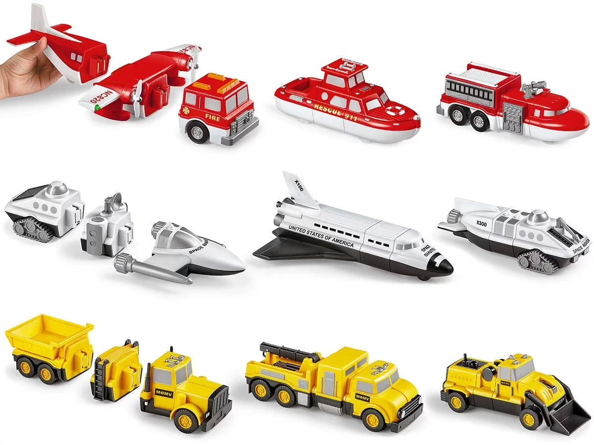 Mix & Match Magnetic Vehicles - Complete Set - US 5468