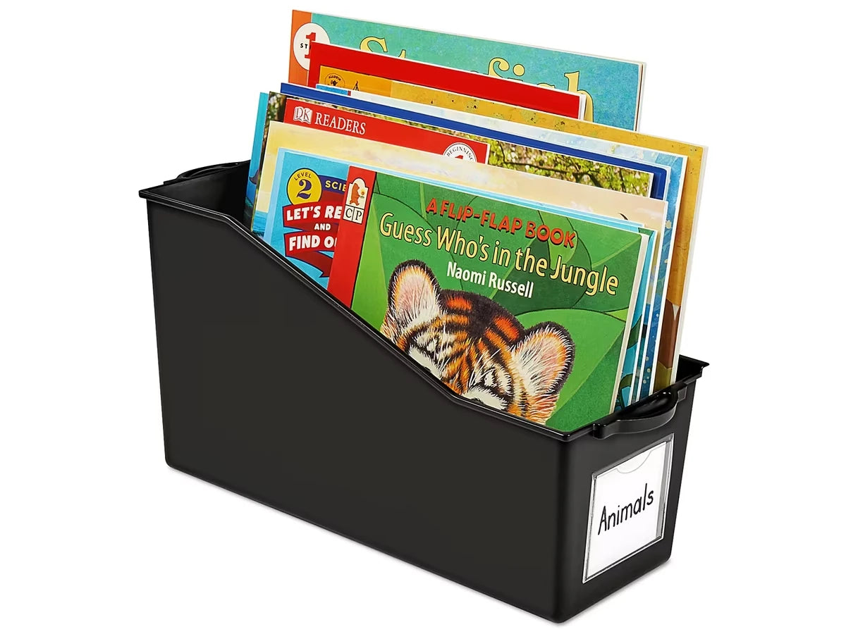 Black Connect & Store Book Bins - US 1742