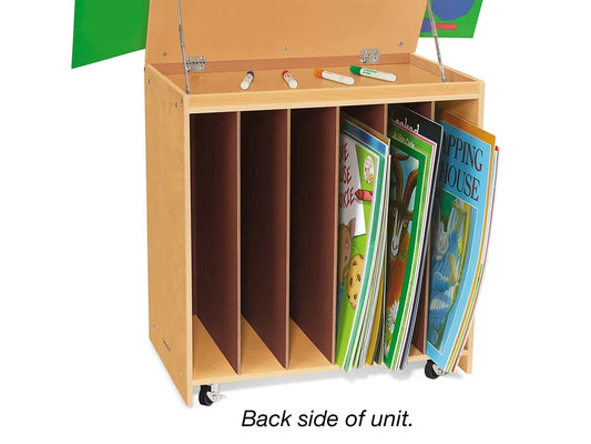 Classic Birch Magnetic Write & Wipe Big Book Center - US 9389