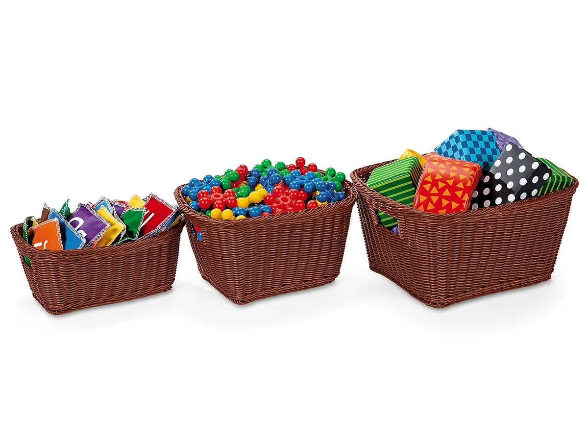 Dishwasher-Safe Plastic Baskets - Dark Brown - US 2633