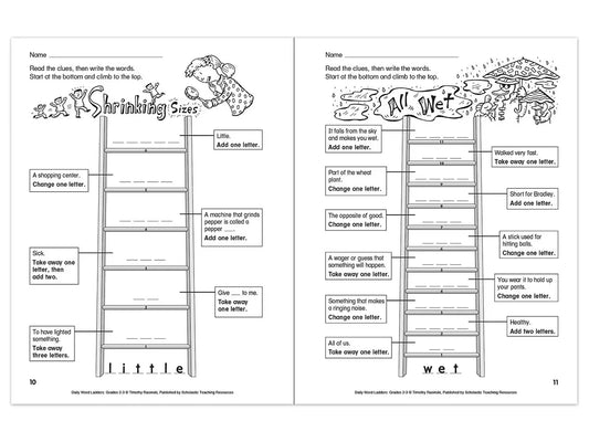 Daily Word Ladders Workbook - Gr. 2-3 - US 7362