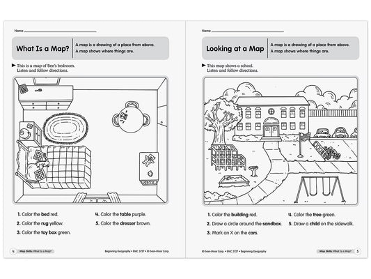 Beginning Geography Workbook - US 6519