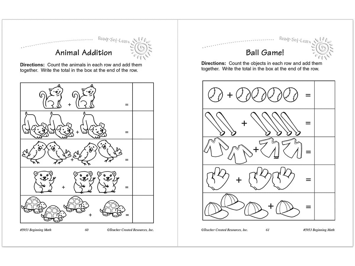 Beginning Math Workbook - US 2788