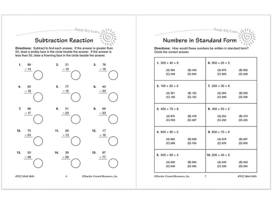 Math Skills Workbook - Gr. 3 - US 2130