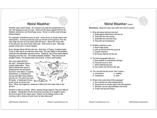 Master Reading Comprehension Workbook - Gr. 3 - US 7829