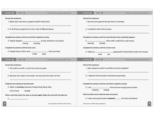 Daily Language Review Workbook - Gr. 3 - US 6118