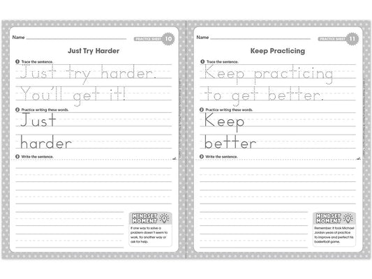 Handwriting Practice Workbook - Gr. 2-3 - US 7013