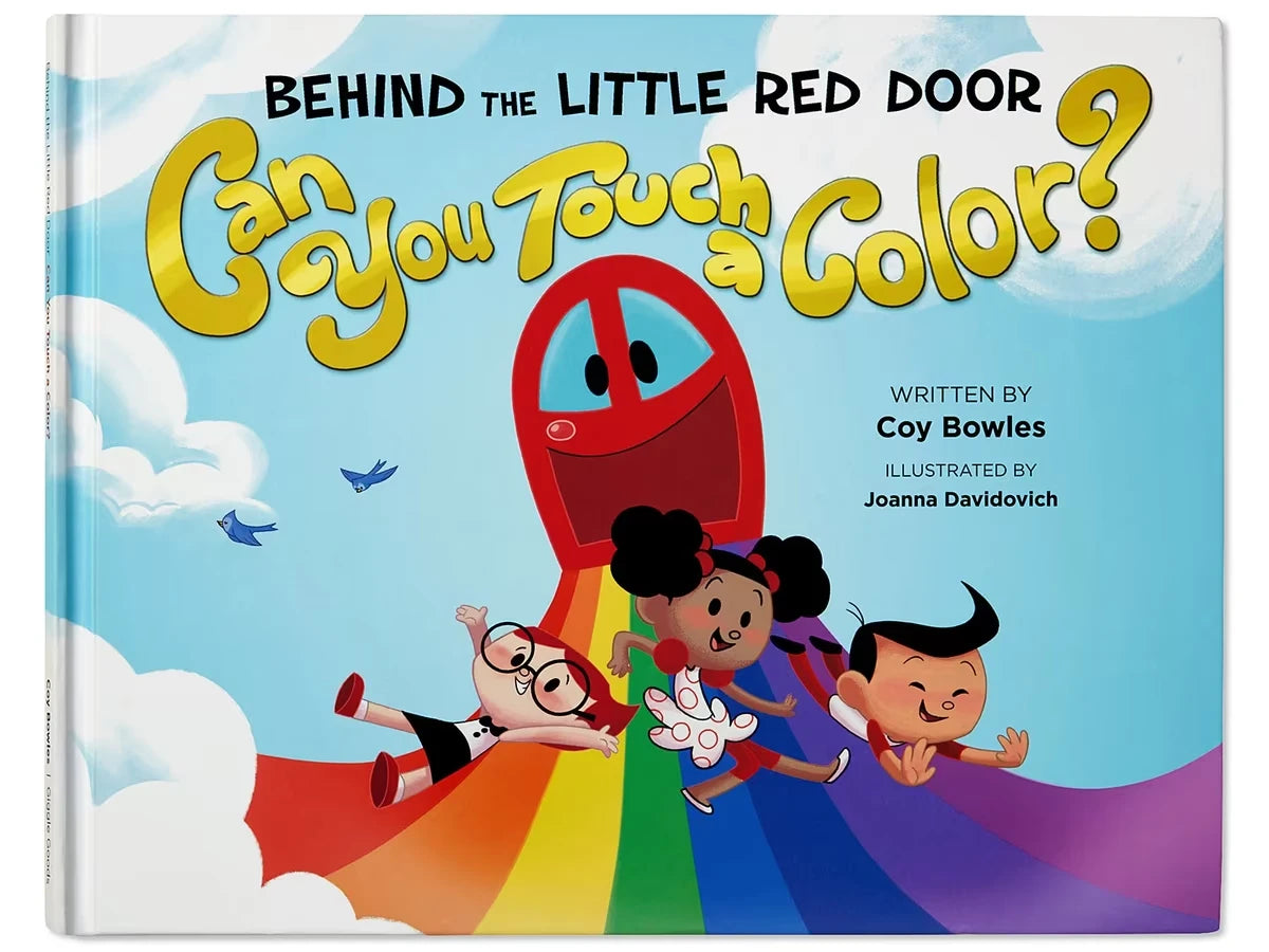 Behind the Little Red Door: Can You Touch a Color? Hardcover Book - US 4748