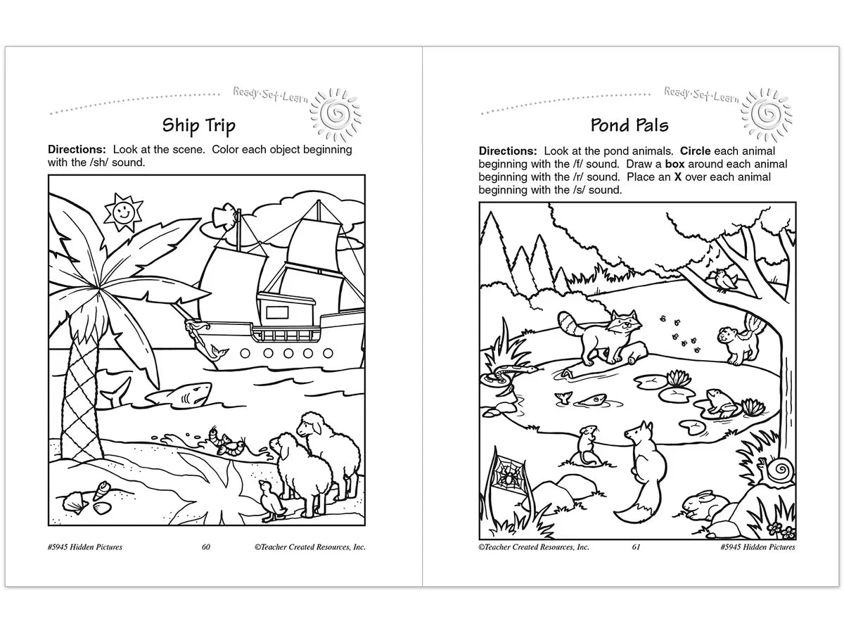 Hidden Pictures Workbook - Gr. 1-2 - US 1332