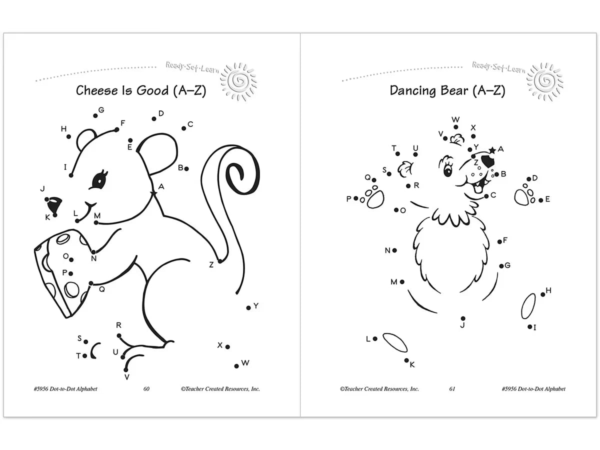 Dot-To-Dot Alphabet Workbook - US 5264