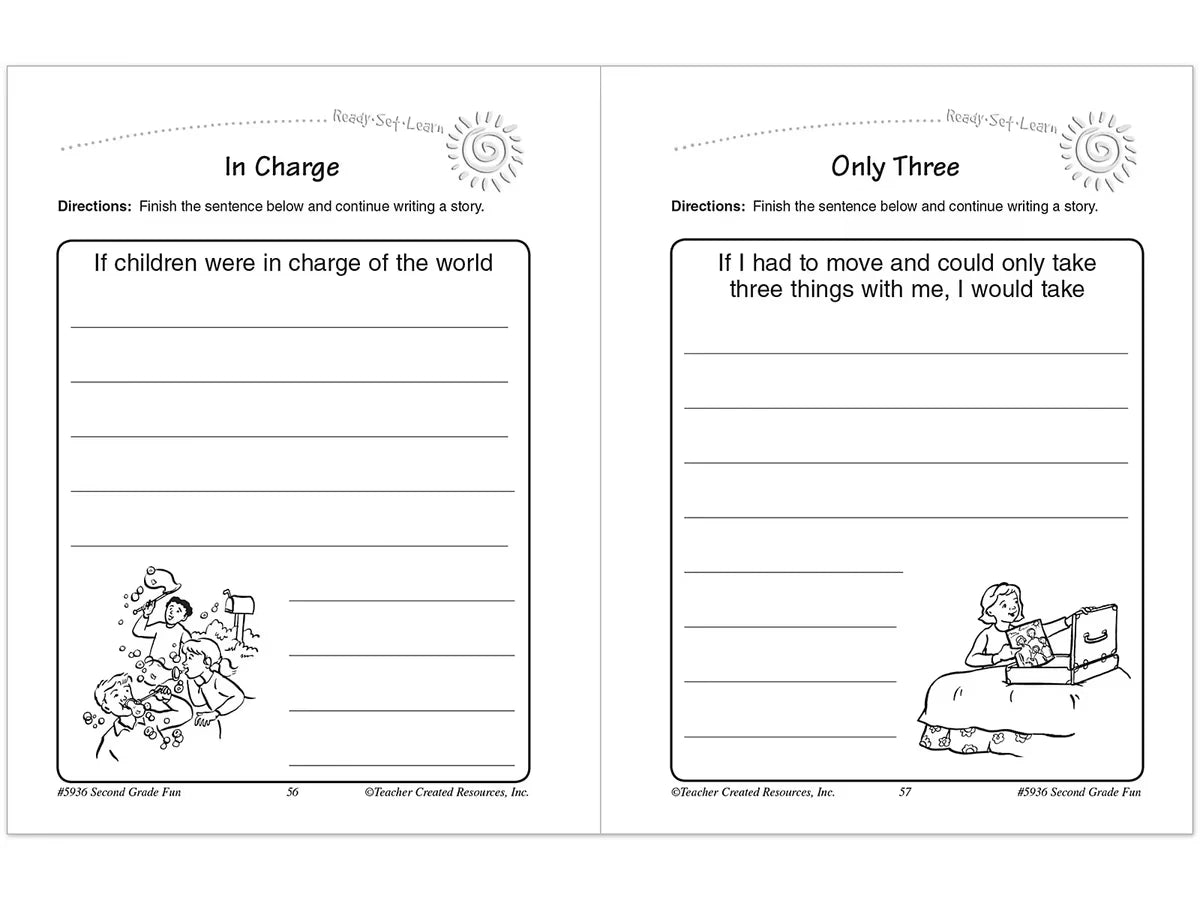 Second-Grade Fun Workbook - US 7854