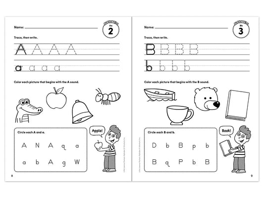 Alphabet Little Learner Packets Workbook - US 9854
