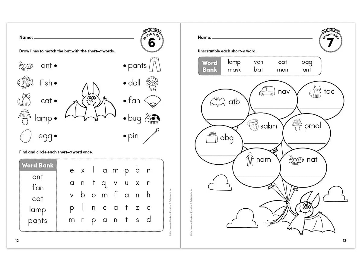 Phonics Little Learner Packets Workbook - US 4421