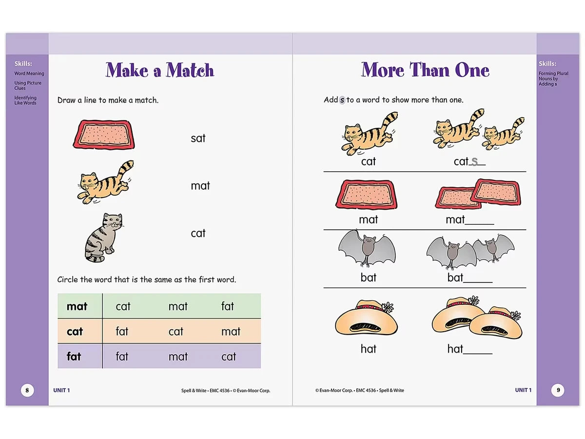 Spell & Write Skill Sharpeners Workbook - US 6176
