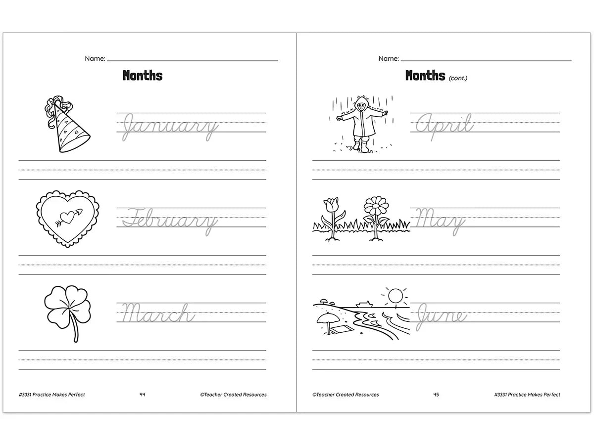 Cursive Writing Practice Workbook - US 1779