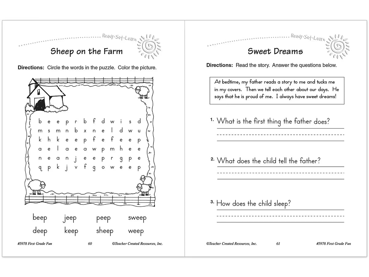 First-Grade Fun Workbook - US 5470