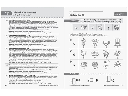 Daily Phonics Workbook - Gr. 1 - US 5204