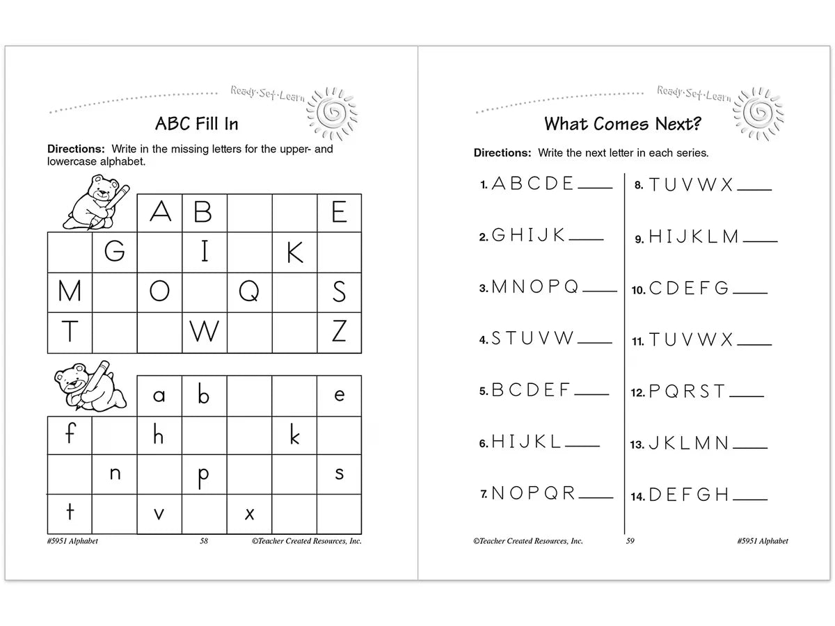 Alphabet Fun Workbook - US 9296