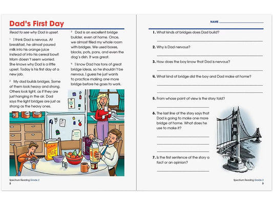 Spectrum® Reading Workbook - Gr. 2 - US 5091