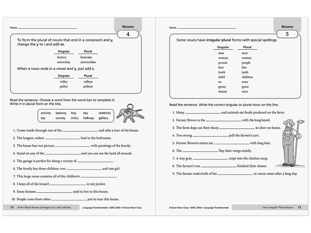 Language Fundamentals Activities Workbook - Gr. 5 - US 6941