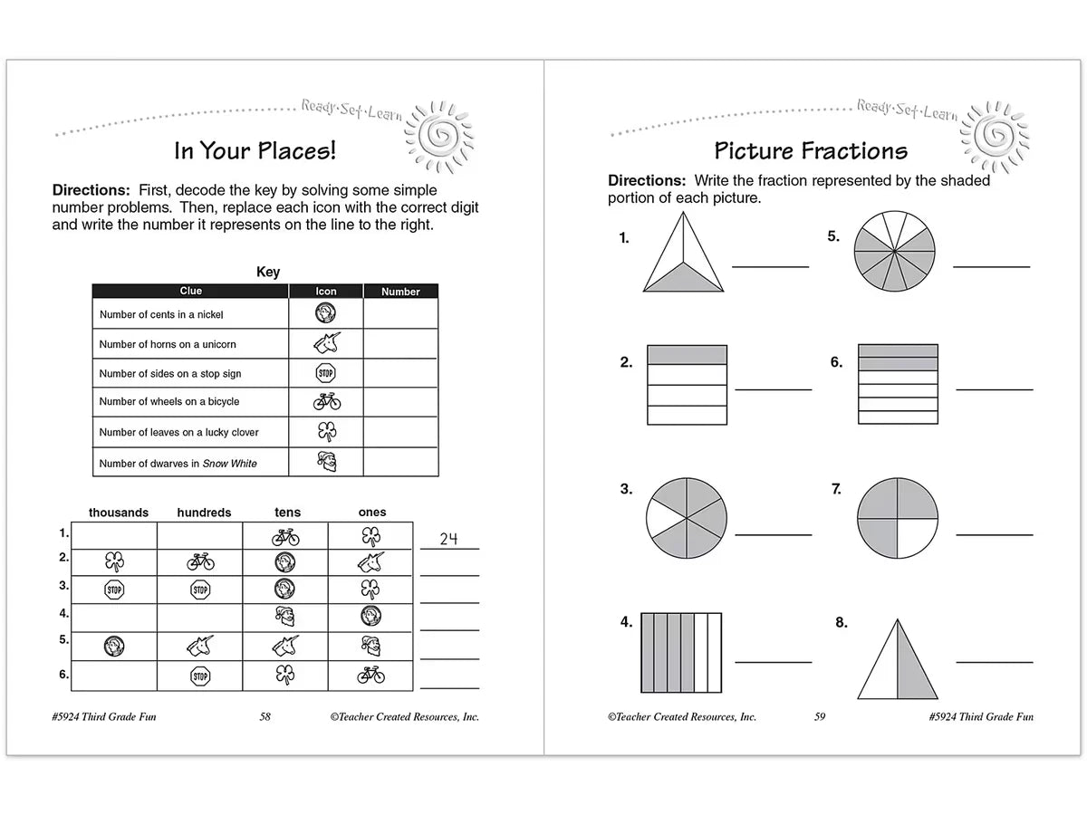 Third-Grade Fun Workbook - US 1112