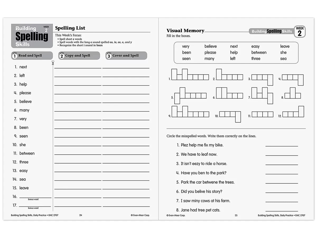 Building Spelling Skills Workbook - Gr. 3 - US 9418