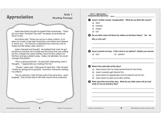 Social-Emotional Learning Workbook - Gr. 4-6 - US 8369