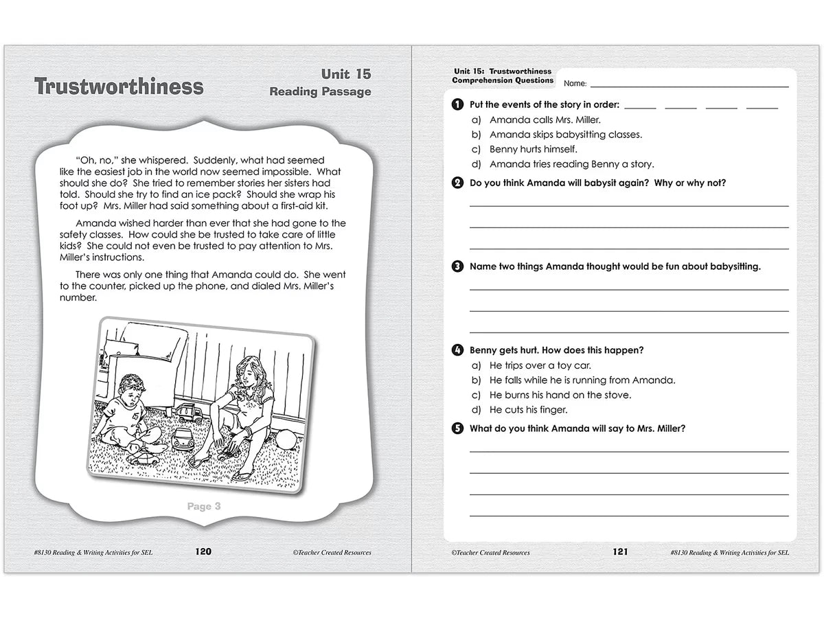 Social-Emotional Learning Workbook - Gr. 4-6 - US 8369