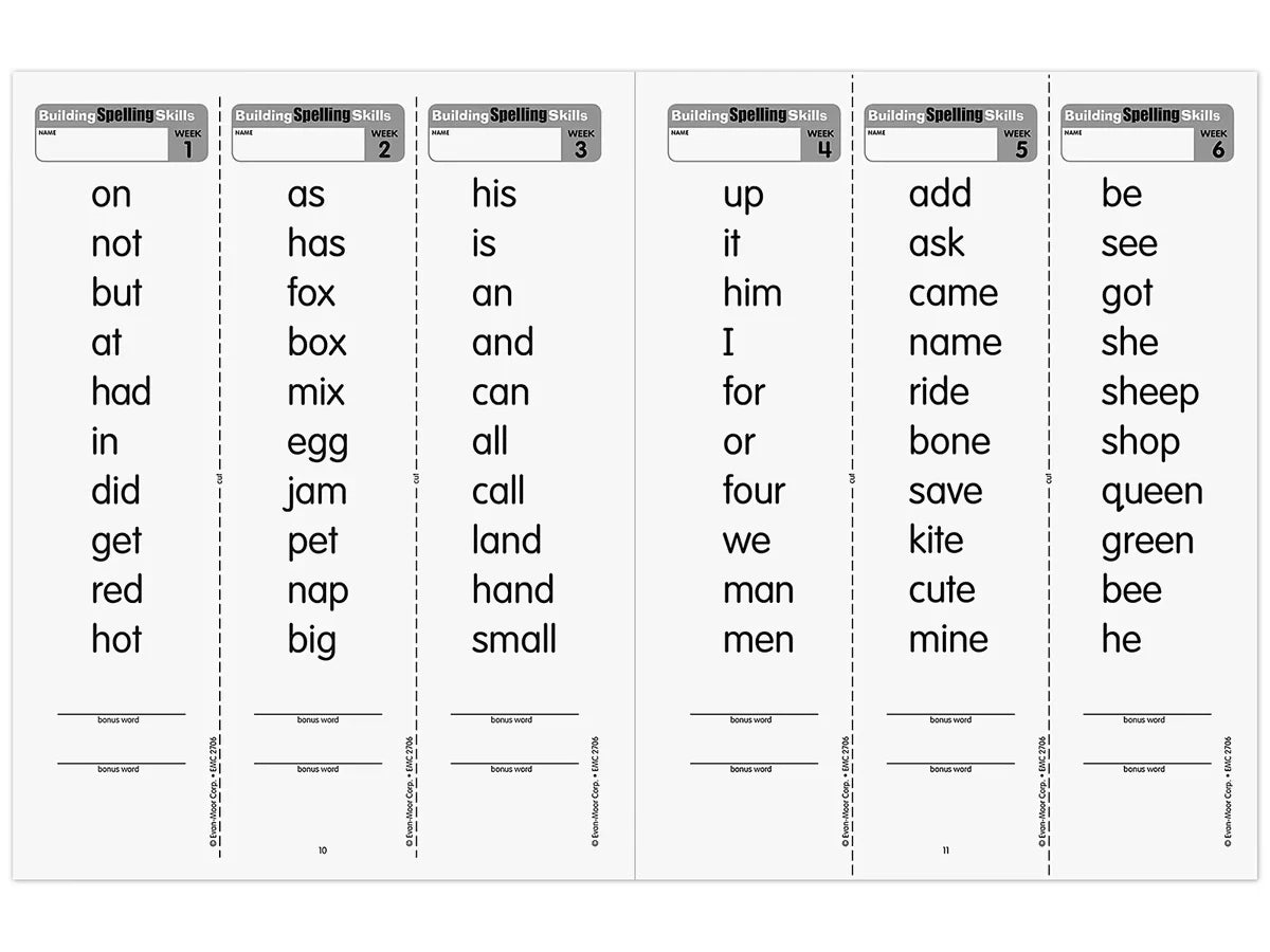 Building Spelling Skills Workbook - Gr. 2 - US 7929