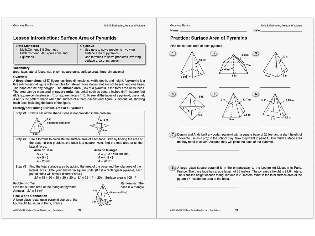 Geometry Basics Workbook - US 9743