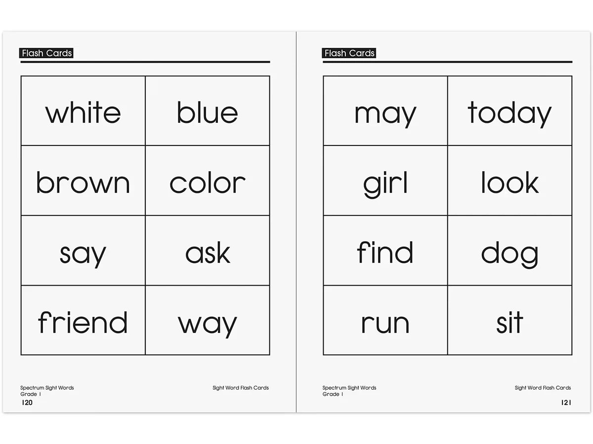 Spectrum® Sight-Words Workbook - Gr. 1 - US 5440