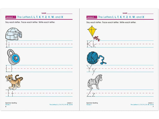 Spectrum® Spelling Workbook - Gr. 1 - US 5028